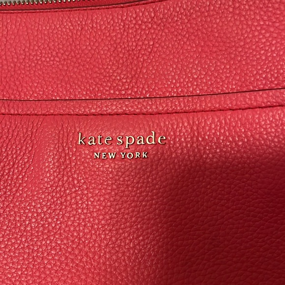 Kate Spade Coral  Pebbled Leather Crossbody - Picture 3 of 12